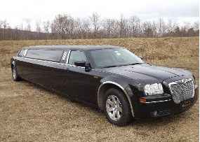 Inside limousine